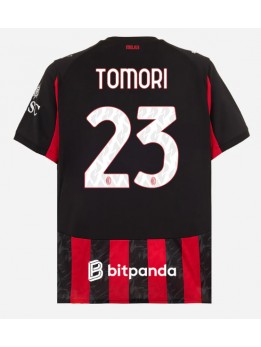 AC Milan Fikayo Tomori #23 Replika Hemmakläder 2025-26 Kortärmad